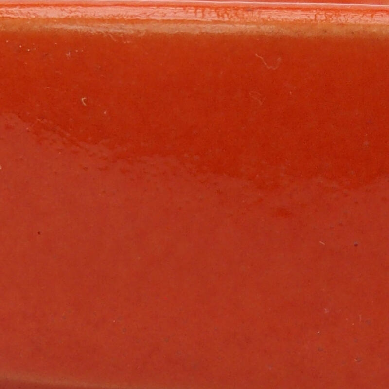 kerámia bonsai tál 9,5 x 8,5 x 3 cm, narancssárga