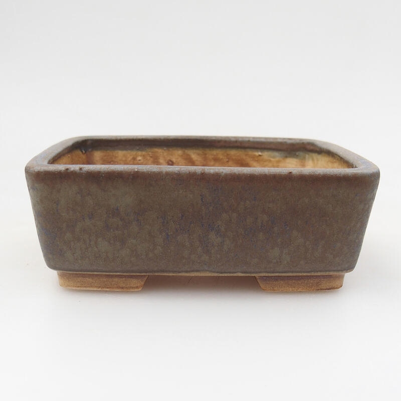 kerámia bonsai tál 9,5 x 8 x 3,5 cm, kék színben