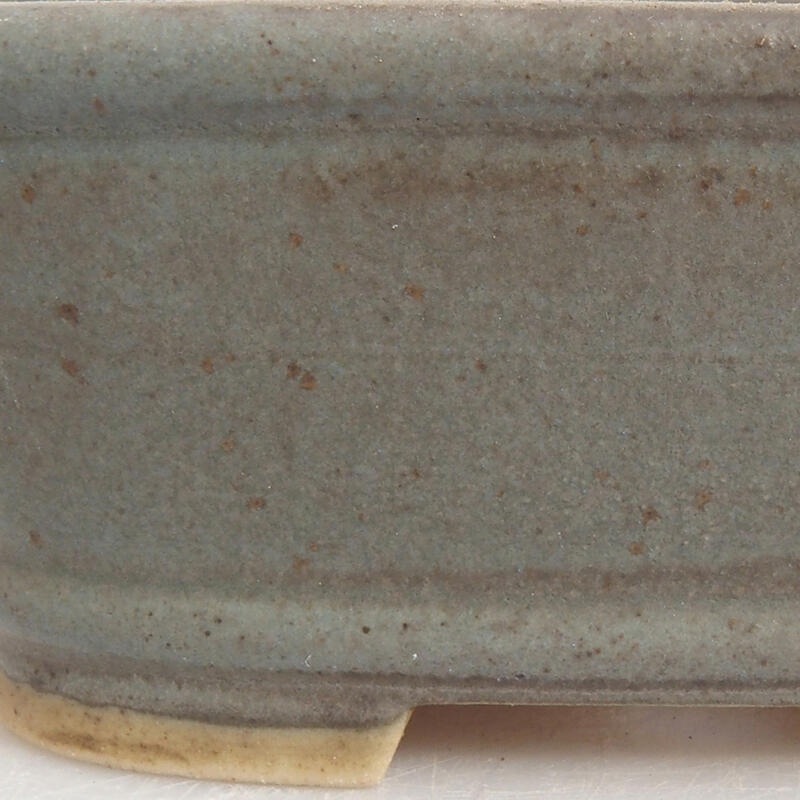 kerámia bonsai tál 9 x 8 x 3,5 cm, kék színben