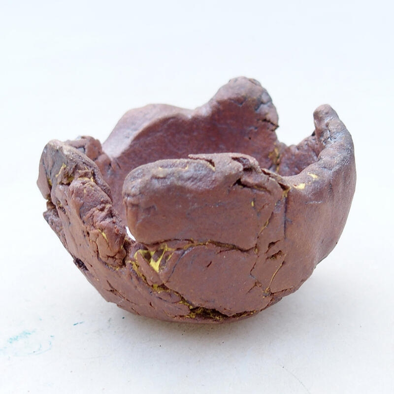 Kerámia kagyló 4,5 x 4,5 x 4 cm , fekete színben