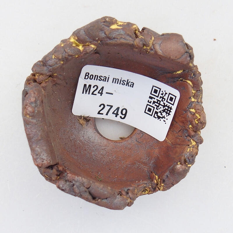 Kerámia kagyló 6 x 6 x 4 cm , sárga