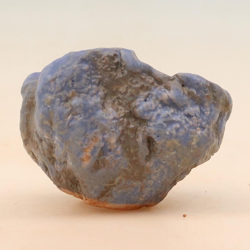 Kerámia kagyló 6 x 6 x 9 cm , kék színű