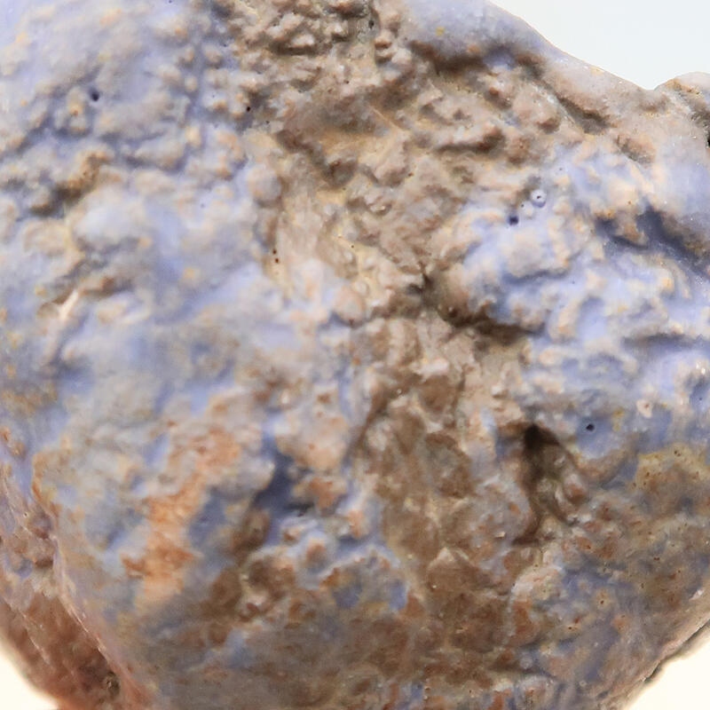 Kerámia kagyló 6 x 6 x 9 cm , kék színű