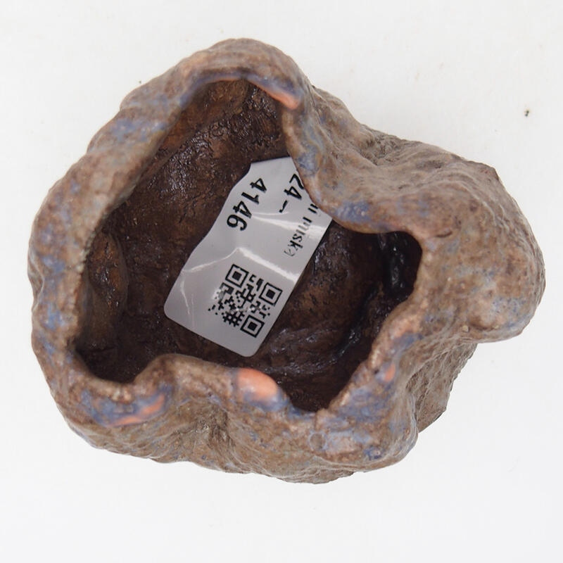 Kerámia kagyló 7 x 4,5 x 6 cm , barna színű