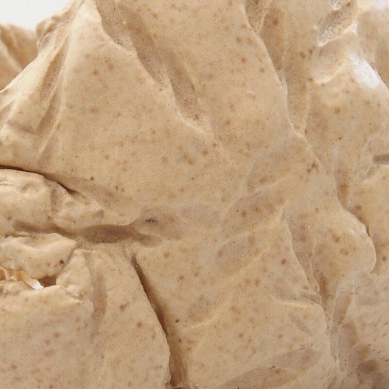 Kerámia kagyló 7 x 7 x 5 cm , bézs színű