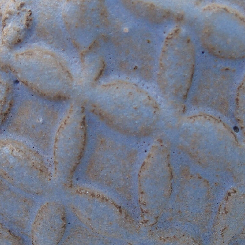 Kerámia kagyló 8,5 x 8,5 x 4,5 cm , kék színű