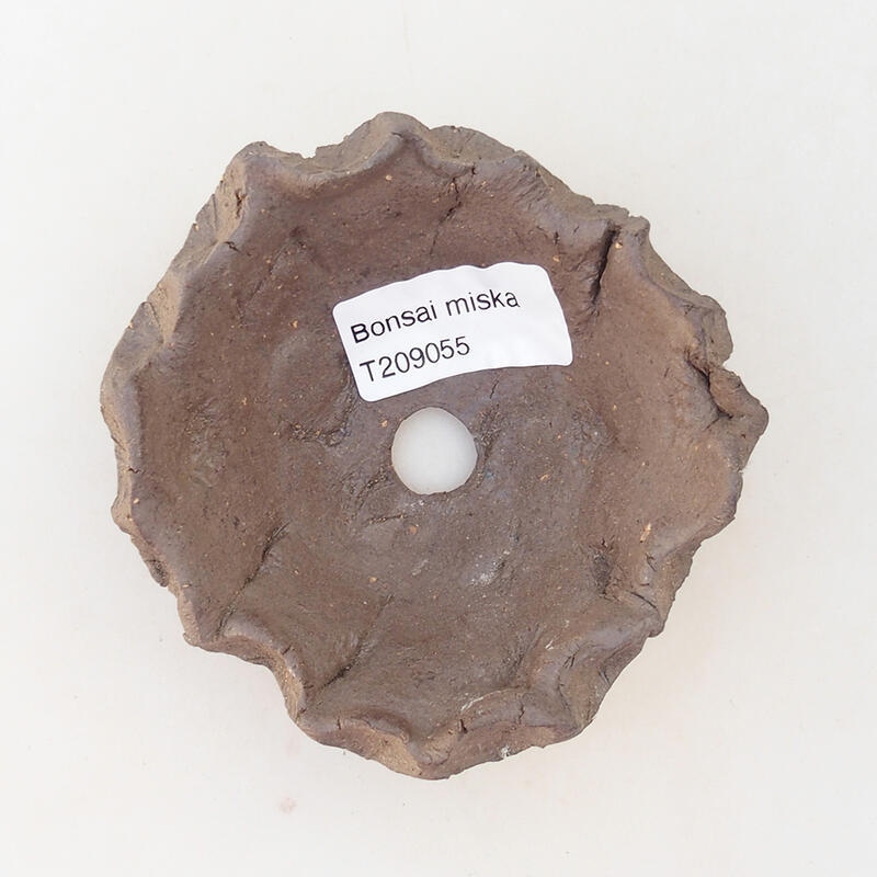 Kerámia kagyló 8,5 x 8 x 4 cm , fekete színű