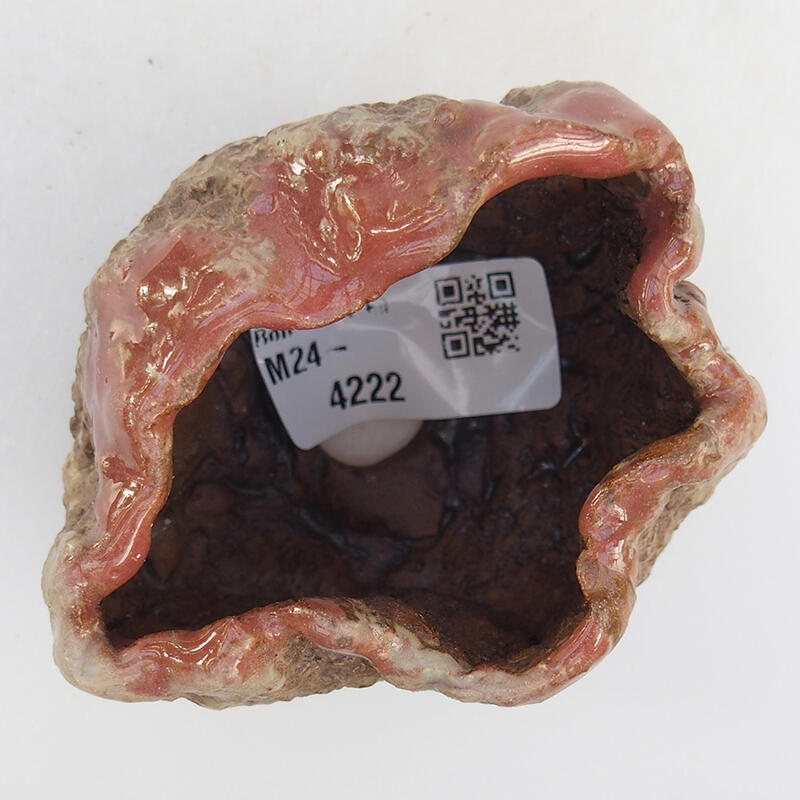 Kerámia kagyló 8 x 6 x 6 cm , rózsaszín színű