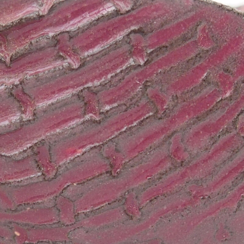 Kerámia kagyló 8 x 7,5 x 4,5 cm , rózsaszín színben