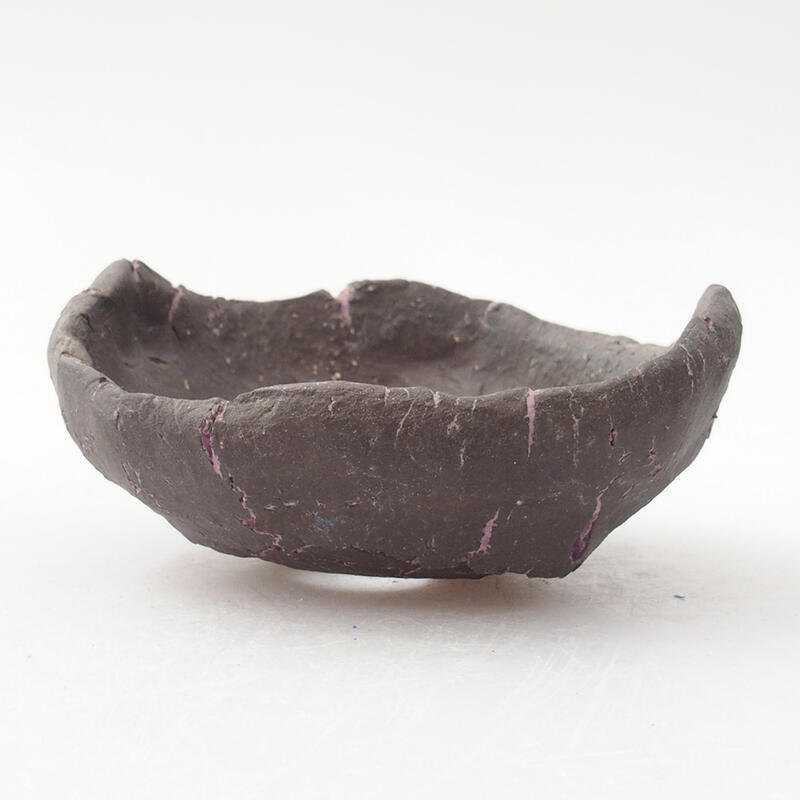 Kerámia héj  8 x 8 x 4 cm, lila színű