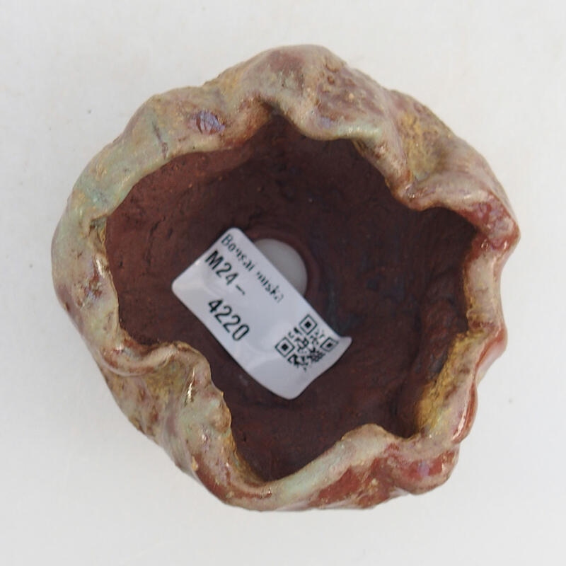 Kerámia kagyló 8 x 8 x 6 cm , rózsaszín színű