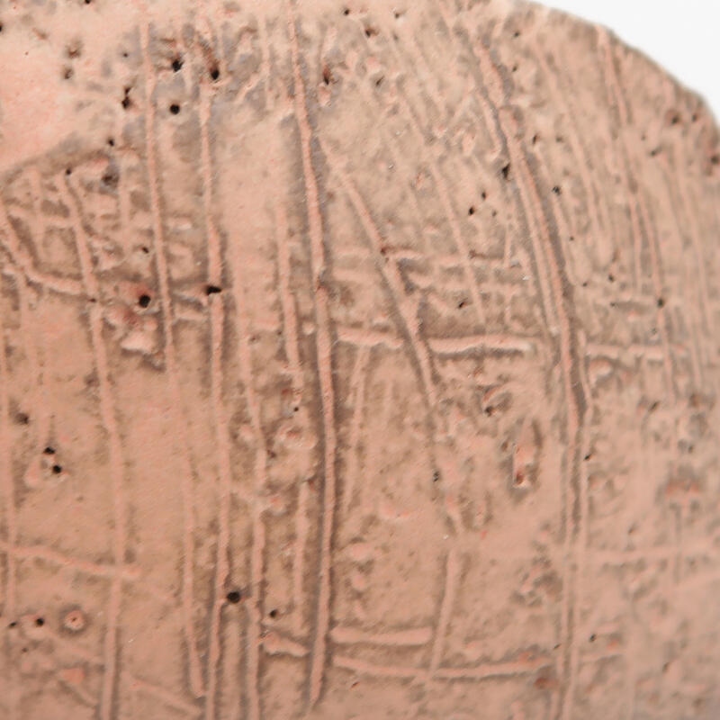 Kerámia kagyló 9 x 7 x 6 cm, rózsaszínű