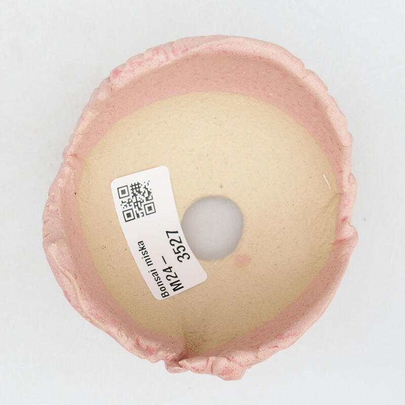 Kerámia kagyló 9 x 8,5 x 5,5 cm , rózsaszín színben