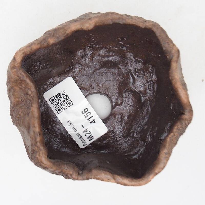 Kerámia kagyló 9 x 8 x 5 cm , barna színű