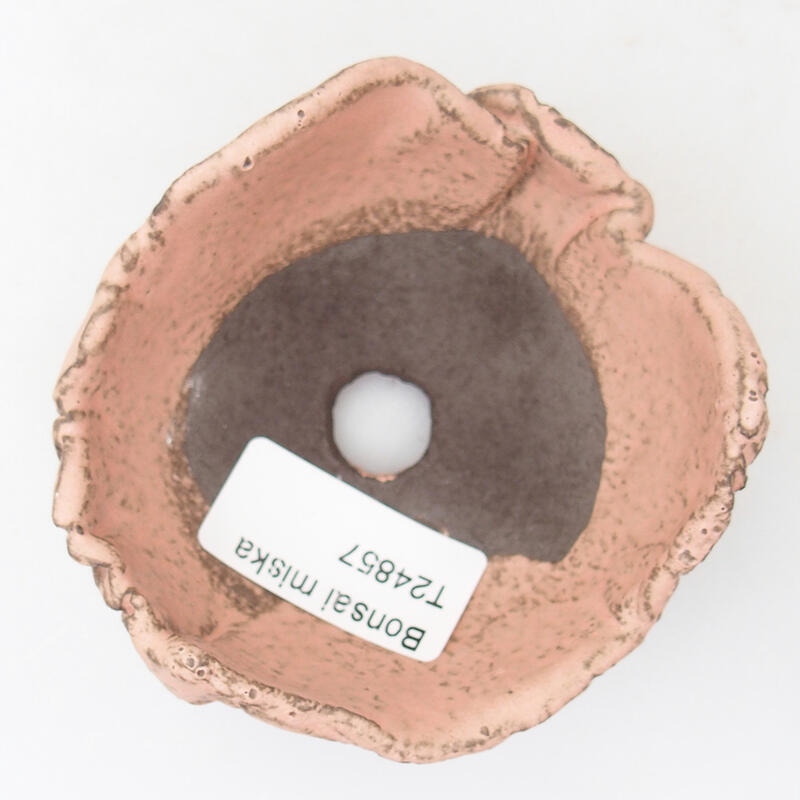 Kerámia kagyló 9 x 8 x 5 cm , rózsaszín színű