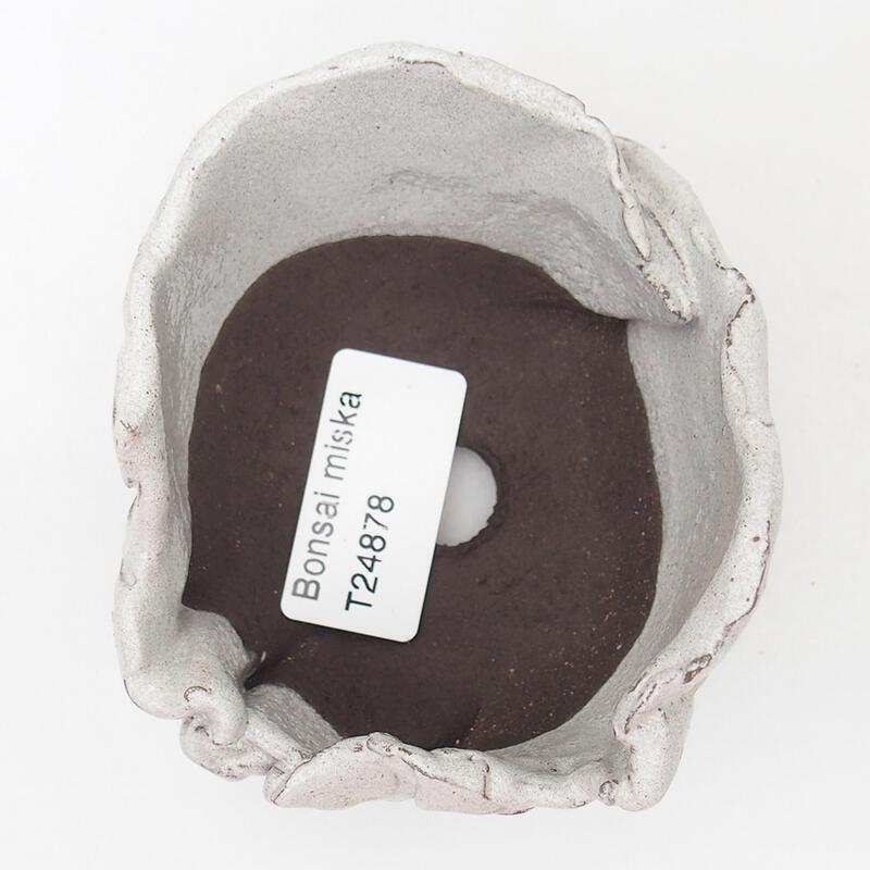 Kerámia kagyló 9 x 8 x 6 cm , szürke színű