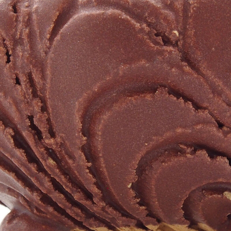 Kerámia kagyló 9 x 9 x 5,5 cm , barna színű