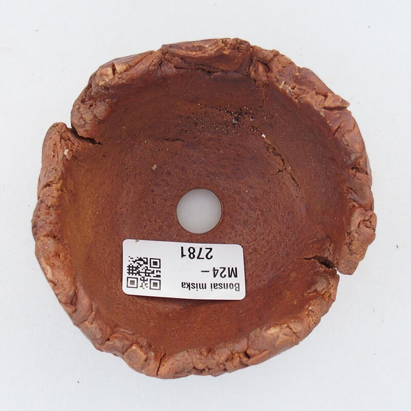 Kerámia kagyló 9 x 9 x 6,5 cm , színe barna