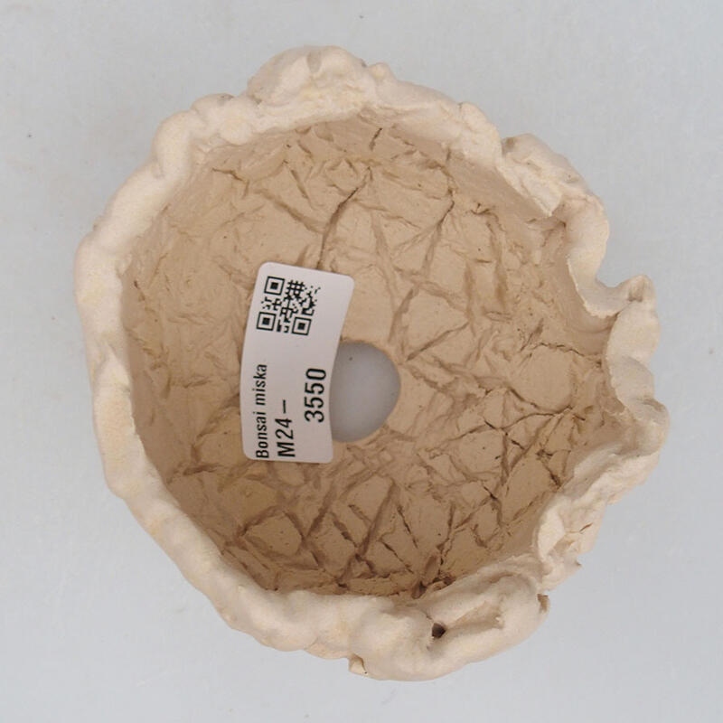 Kerámia kagyló 9 x 9 x 7 cm , bézs színű