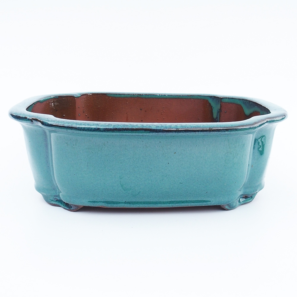 Tál 32 x 26 x 10,5 cm zöld-kék