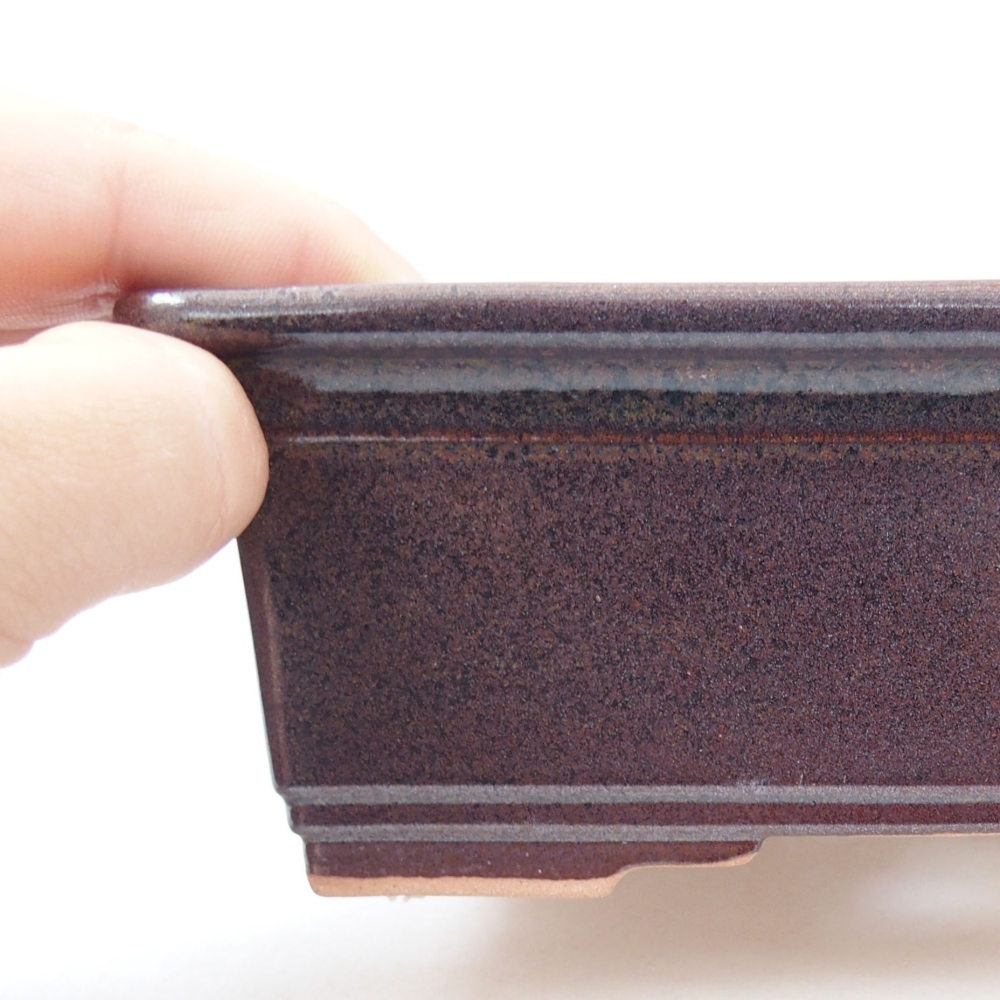 kerámia bonsai tál 22 x 17 x 5 cm, zöld