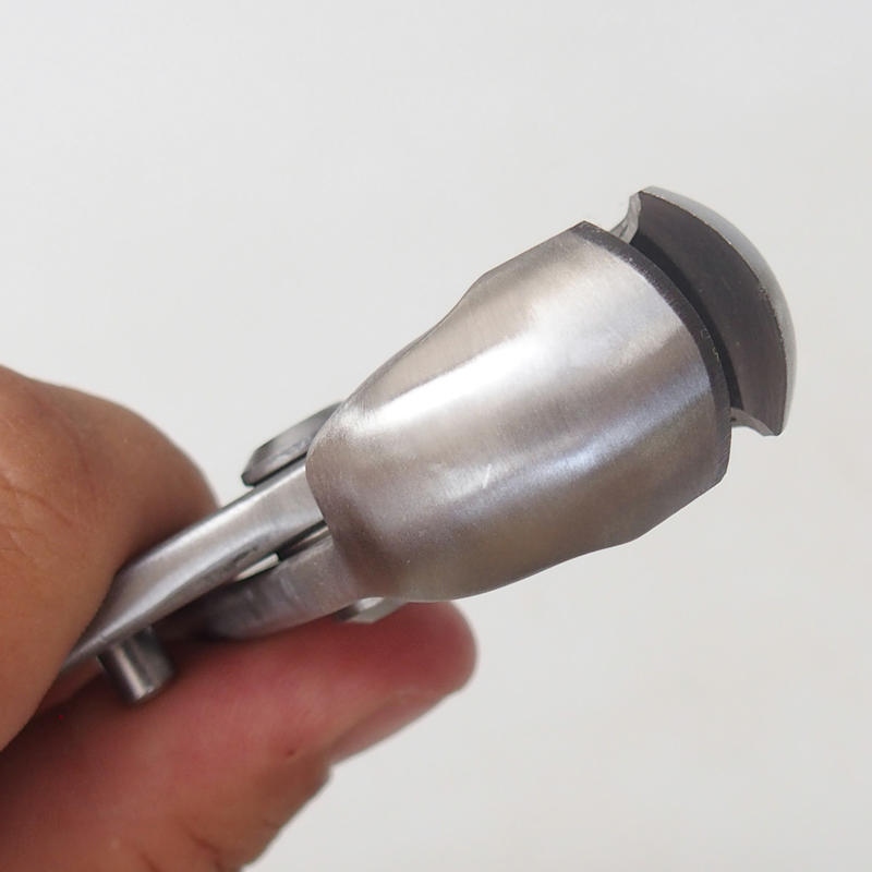 Homorú orrú fogó 210 mm - Rozsdamentes acél