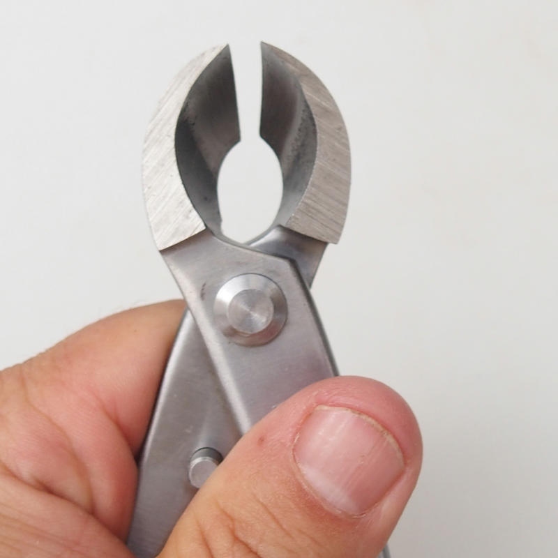 Kúpos fogó, félkör alakú 205 mm - Rozsdamentes acél