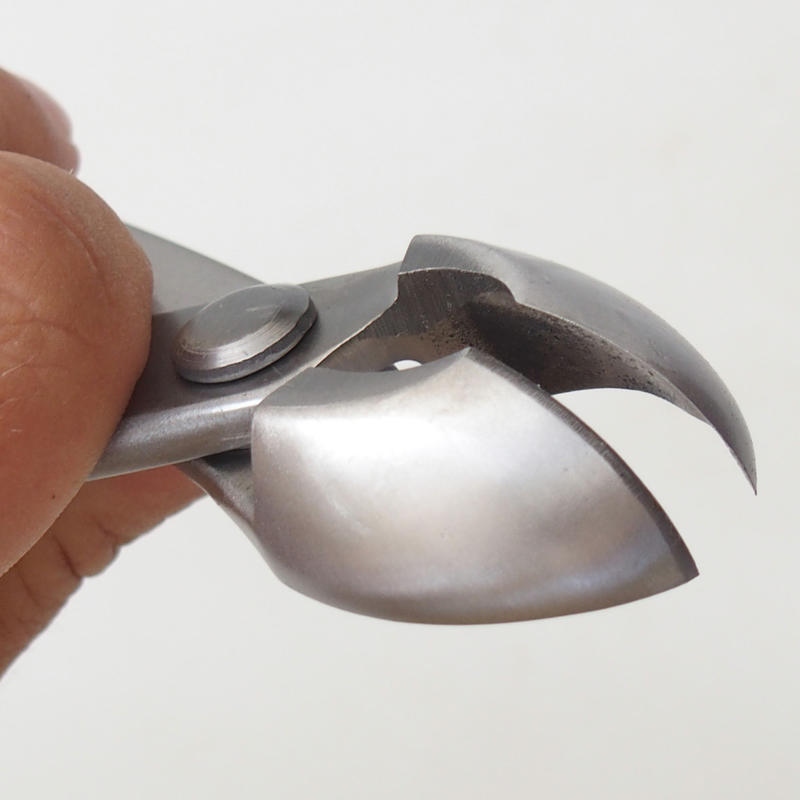 Kúpos fogó, félkör alakú 205 mm - Rozsdamentes acél