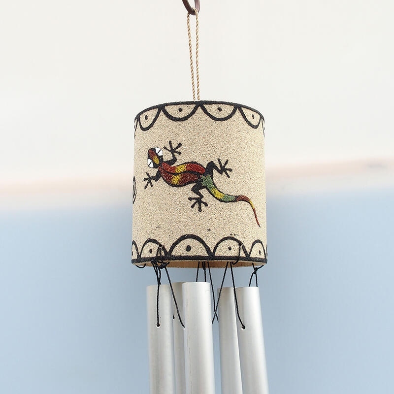 Fém harangjáték henger gyík 110 cm