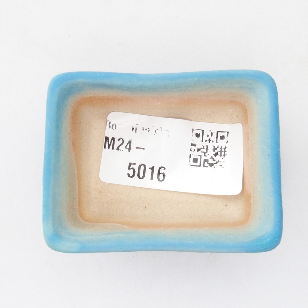 Mini bonsai tál 5,5 x 4 x 2,5 cm, kék színben