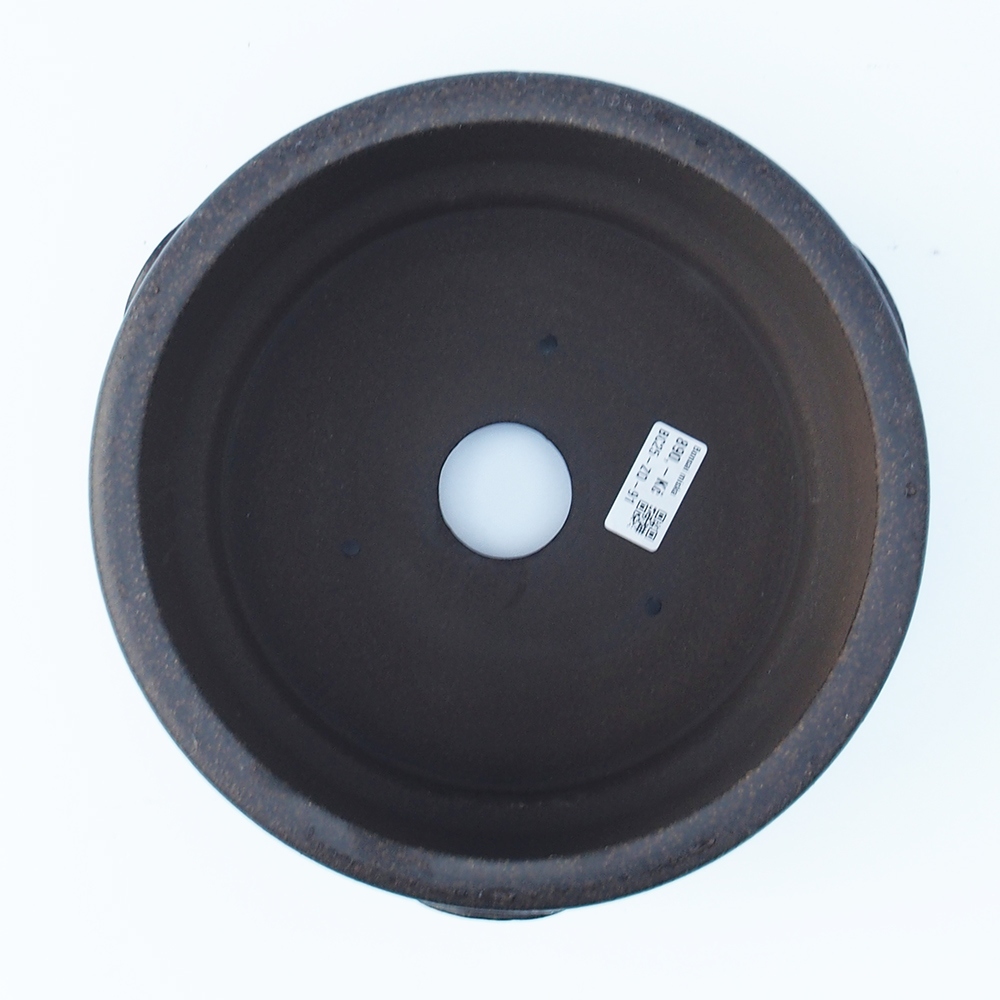 Tál 25 x 25 x 11,5 cm barna okkersárga