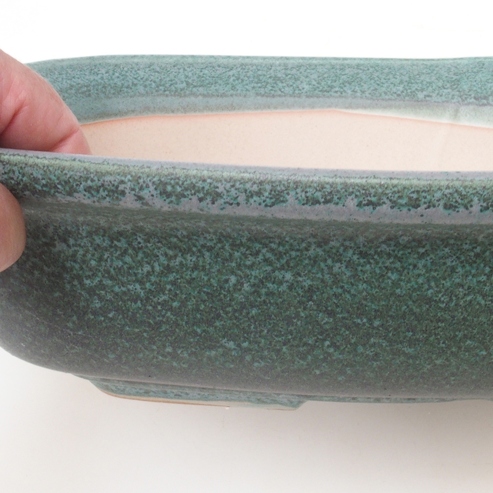 Bonsai tál H10 - 37 x 28 x 9 cm. - zöld