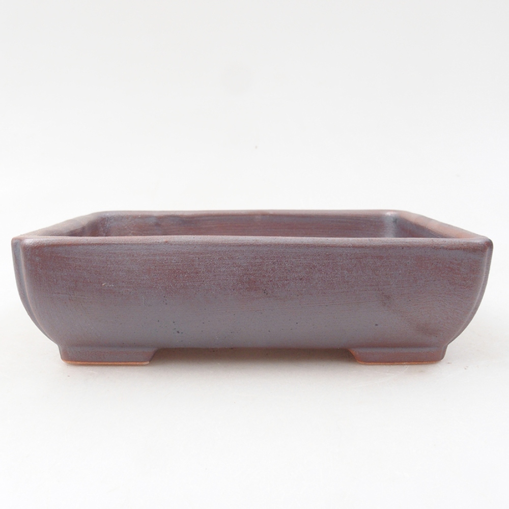 Kerámia bonsai tál 14 x 11 x 4 cm, fém színben