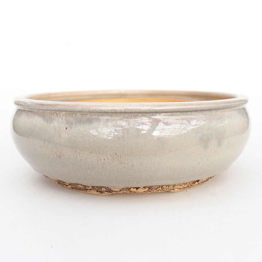 Kerámia bonsai tál 20,5 x 20,5 x 7 cm, szürke