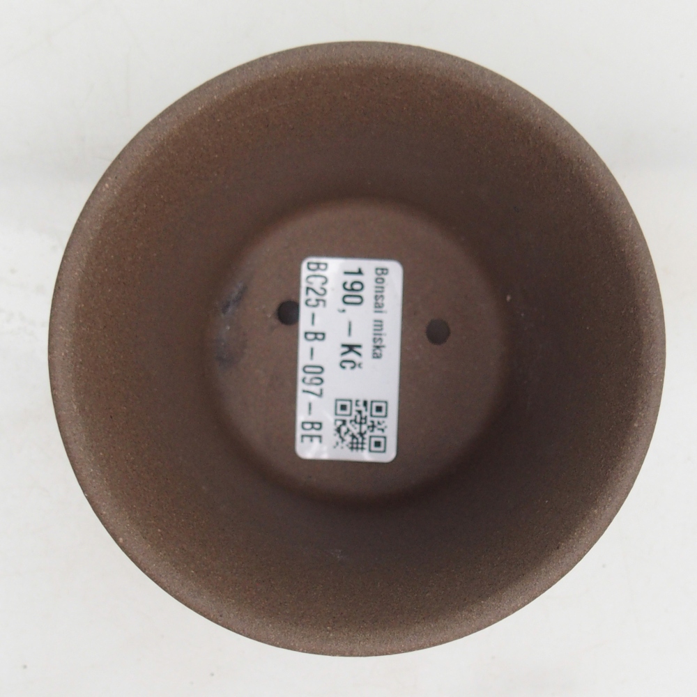 kerámia bonsai tál 9,5 x 9,51 x 6,5 cm, bézs színű