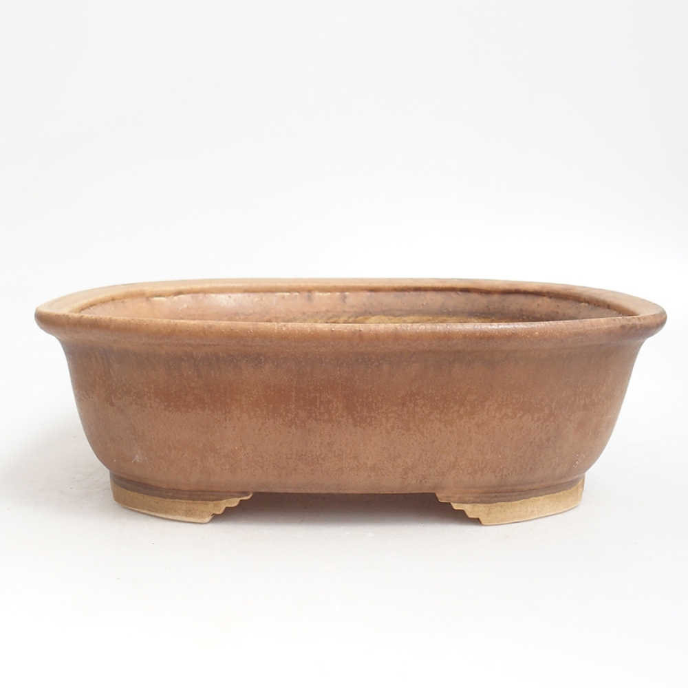 kerámia bonsai tál 25 x 21 x 7,5 cm, rózsaszínű