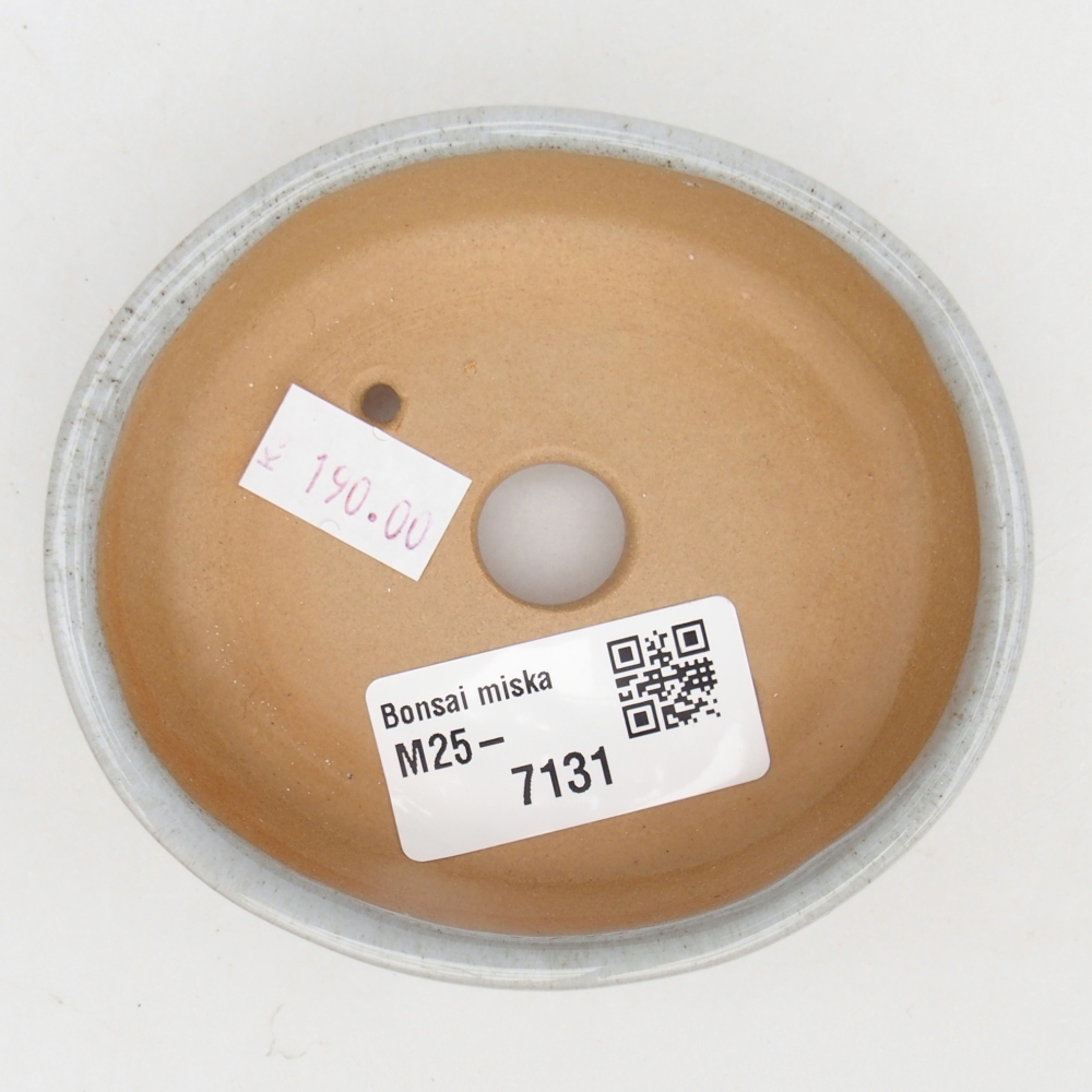 kerámia bonsai tál 9,5 x 8 x 3 cm, szürke