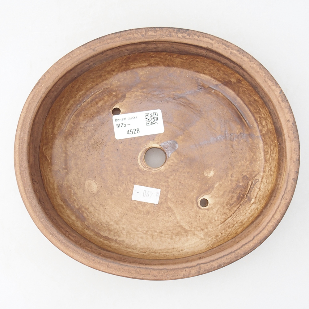kerámia bonsai tál 21 x 19 x 5 cm, rózsaszínű