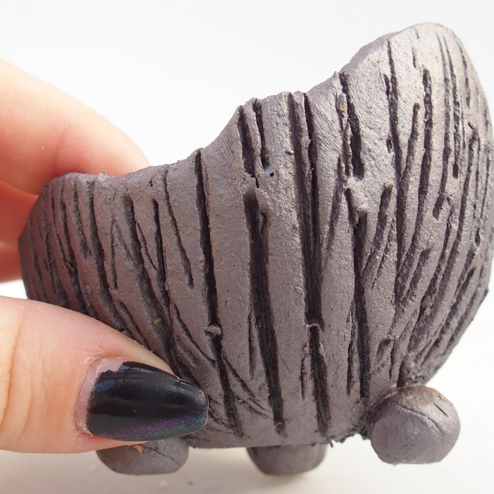 Kerámia kagyló 8,5 x 8 x 6,5 cm , fémes színű