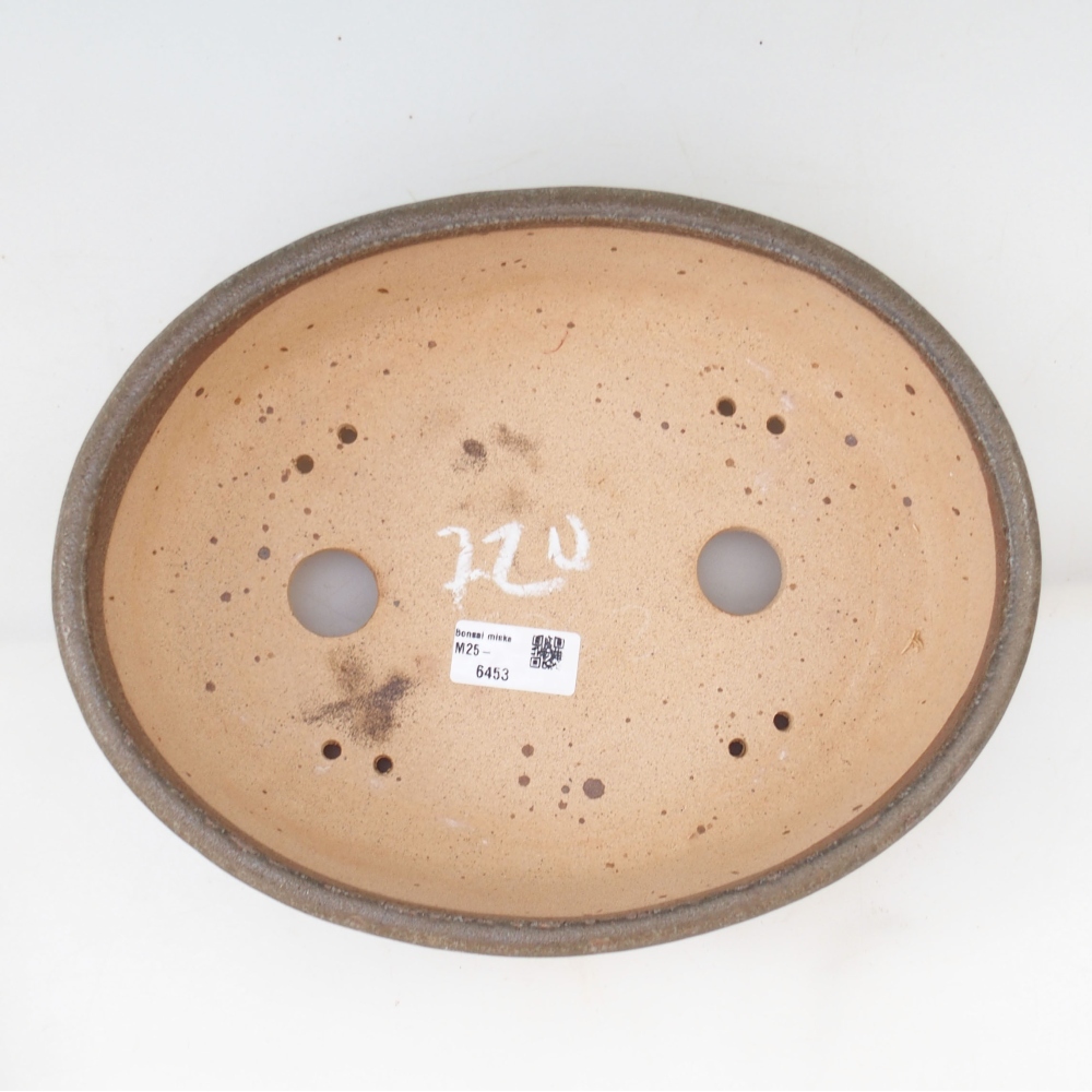 Bonsai tál 28,5 x 22 x 7 cm , színe barna