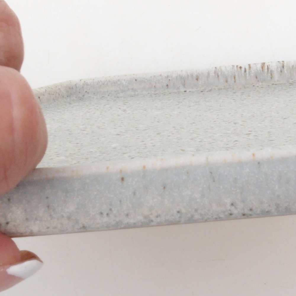 Kerámia csészealj H53 - 18,5 x 17 x 1 cm - bézs színű