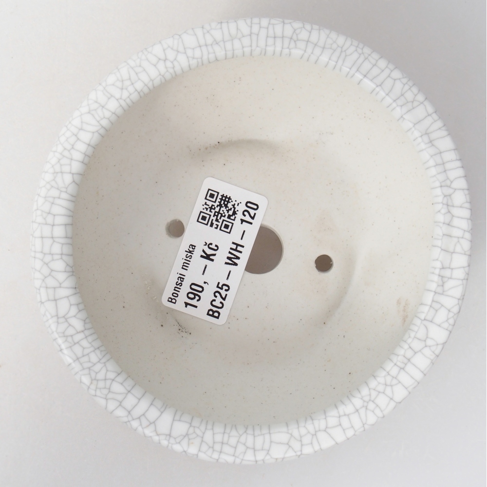 kerámia bonsai tál 11,5 x 11,5 x 4,5 cm, raku színű