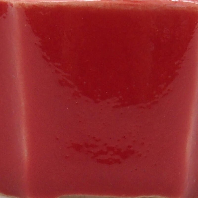 Mini bonsai tál 3,5 x 3,5 x 2,5 cm, piros színben