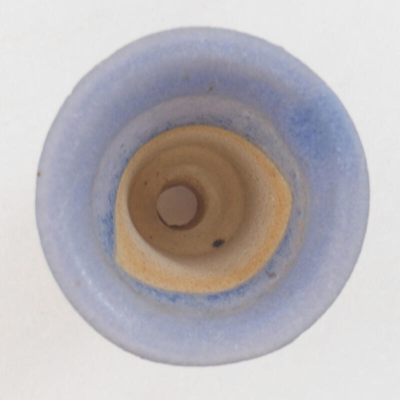 Mini bonsai tál 3,5 x 3,5 x 3,5 cm, kék színben