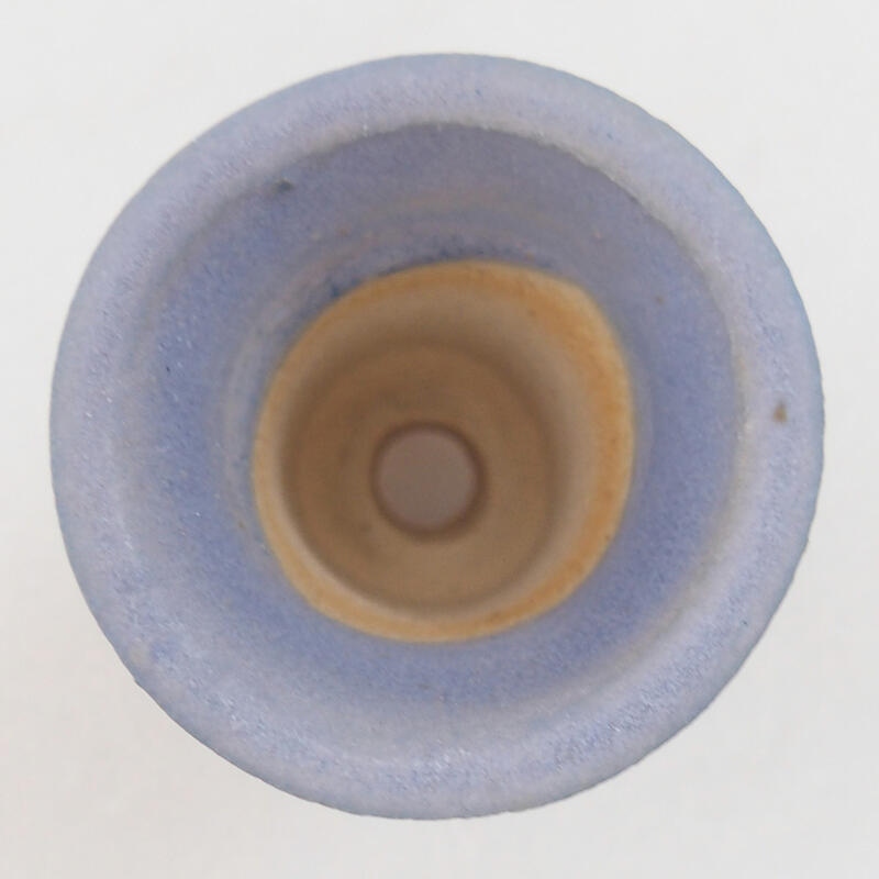 Mini bonsai tál 3,5 x 3,5 x 3,5 cm, kék színben