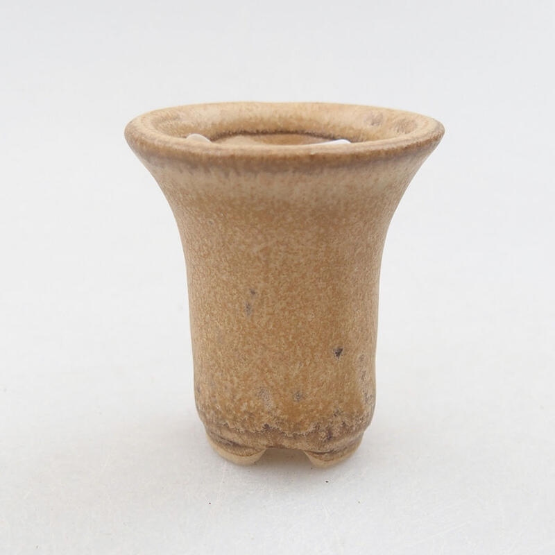 Mini bonsai tál 3,5 x 3,5 x 4 cm, barna