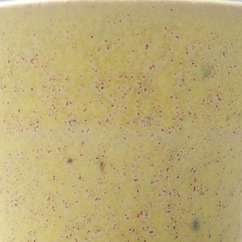 Mini bonsai tál 3 x 3 x 2,5 cm, sárga