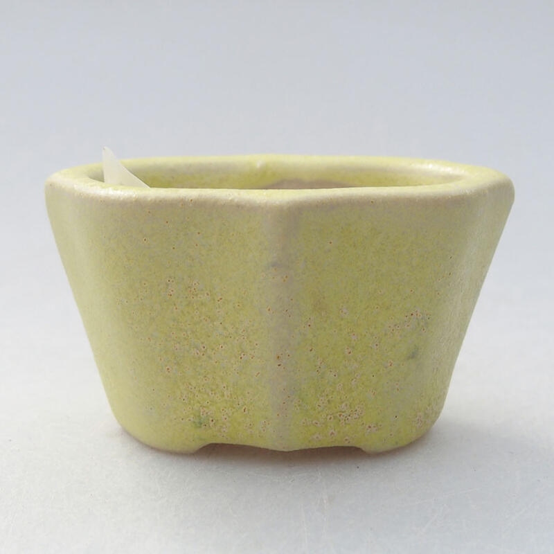 Mini bonsai tál 4,5 x 3 x 2,5 cm, sárga