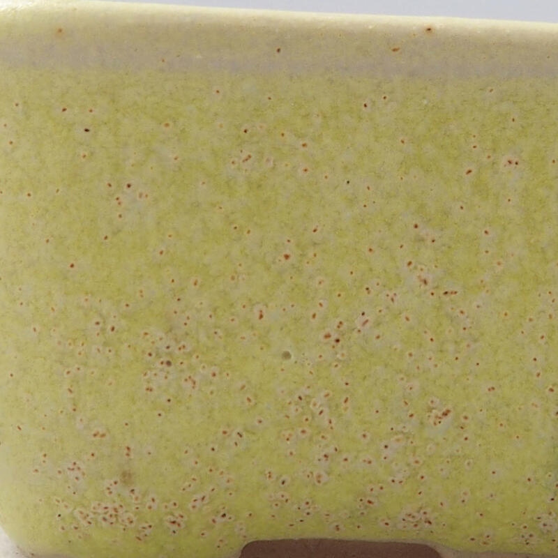 Mini bonsai tál 4 x 3,5 x 2 cm, sárga