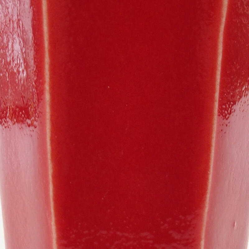 Mini bonsai tál 4 x 3,5 x 6 cm, piros színben